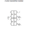 2-wire transmitter isolator 3186A2
