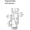 Programmable LED indicator 5714D