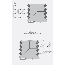 PR 3102 Pt100 Signal Converter, 6.1 mm