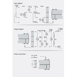 Universal uni-/bipolar signal transmitter 4184