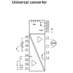 Convertor universal 9116B1 | PR electronics