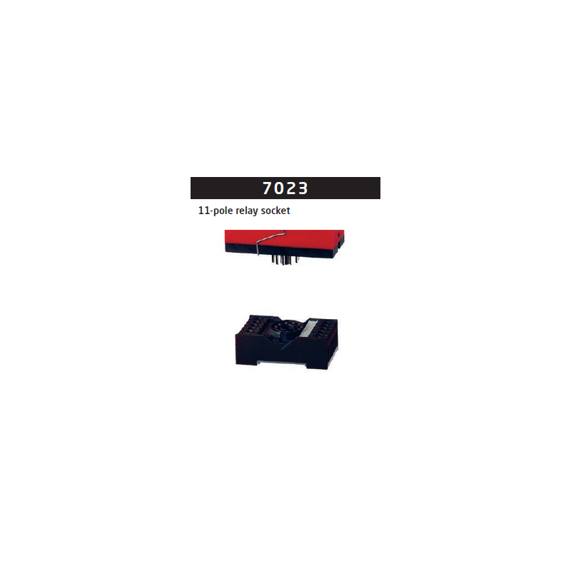 PR 7023 11-Pole Relay Socket | SYSTEM 2200