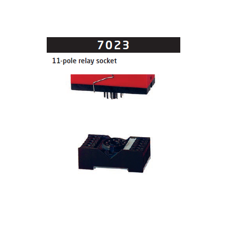 PR 7023 11-Pole Relay Socket | SYSTEM 2200