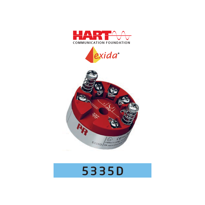2-wire transmitter with HART 5 protocol 5335D