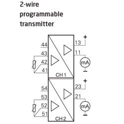 2-wire programmable transmitter 6333B1B