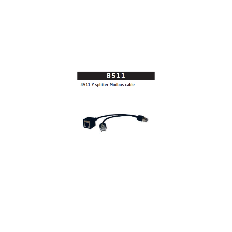 4511 Y-splitter Modbus cable 8511
