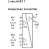 Transmițător temperatură HART 7 cu 2 fire 6437A1--