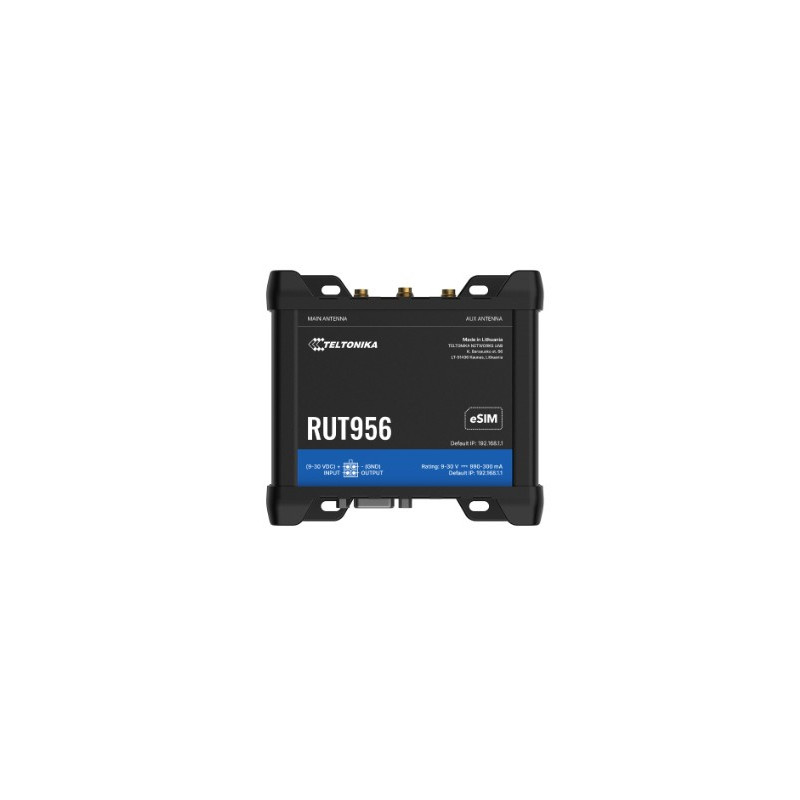 Router industrial RUT956 | 4G LTE, Dual SIM, RS232/RS485