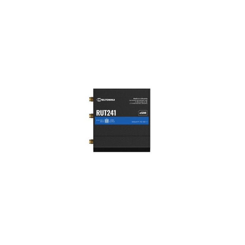 Router industrial RUT241 | 4G LTE, eSIM SGP.22, Wi-Fi