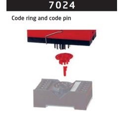 PR 7024 Code Ring and Pin for Socket 7023 | ATSEN