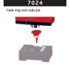 PR 7024 Code Ring and Pin for Socket 7023 | ATSEN