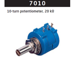 10-turn potentiometer, 20 kΩ 7010
