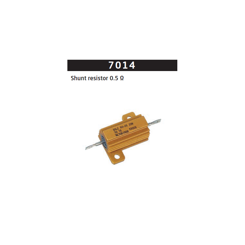 PR 7014 External Shunt Resistor, 0.5 Ohm