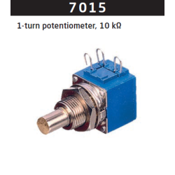 1-turn potentiometer, 10 kΩ 7015