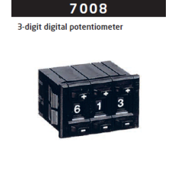 Potențiometru digital 3 cifre 10 kΩ 7008 | 2 W