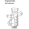 Indicator LED programabil 5715B | 4 relee, afișaj 4 cifre
