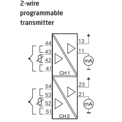 2-wire programmable transmitter 6331A2A