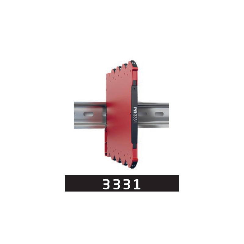 Temperature converter, loop-powered - isolated 3331
