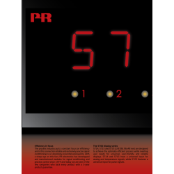Indicator LED programabil 5715B | 4 relee, afișaj 4 cifre