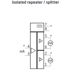 Isolated repeater/splitter 3108