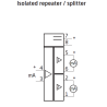 Isolated repeater/splitter 3108