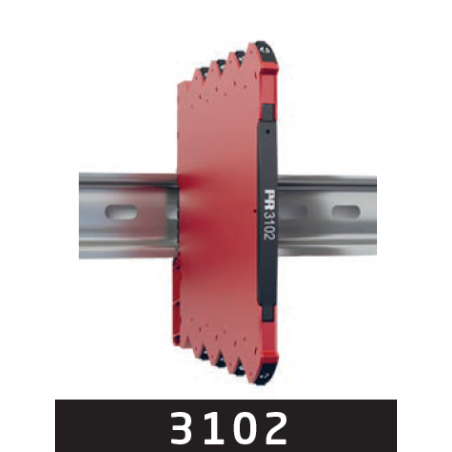 PR 3102 Pt100 Signal Converter, 6.1 mm